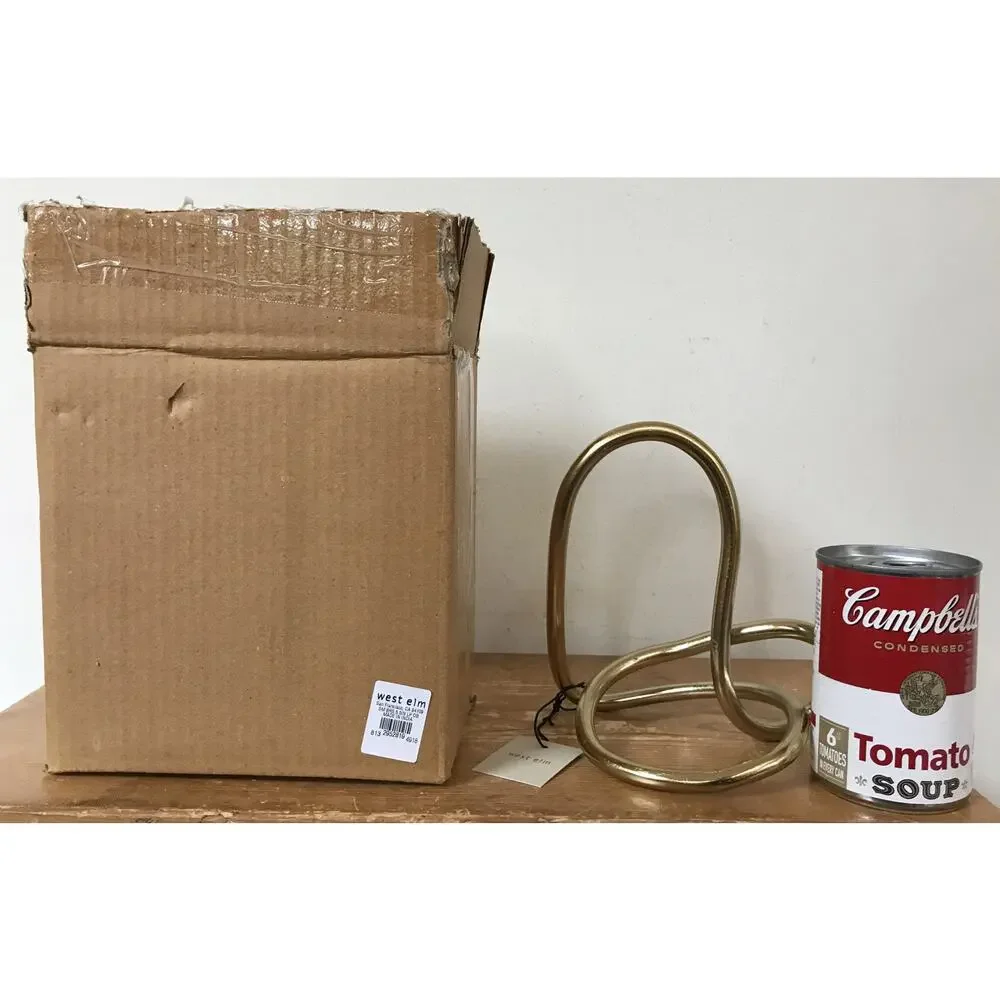 New NWT west elm Metal Brass Knotted Paper Weight Home Desk Decor Sculpture